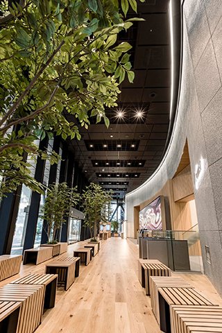 電氣新聞掲載：Ｊパワー（電源開発）本店ロビー改装